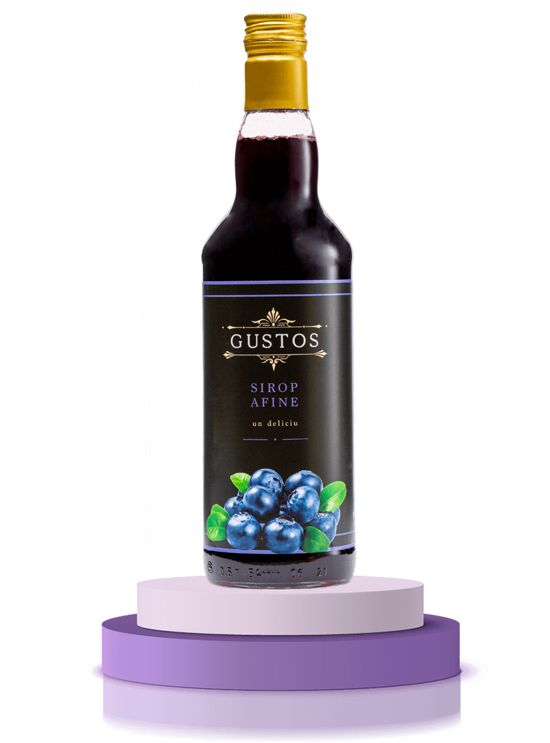cranberries syrup bottle